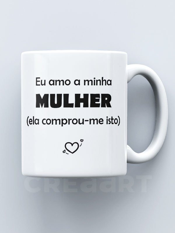 Caneca Eu amo a minha Mulher - Image 2