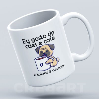 Caneca Eu gosto de Cães