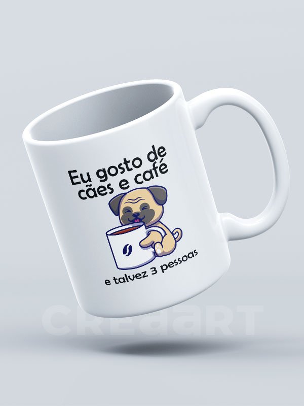 Caneca Eu gosto de Cães