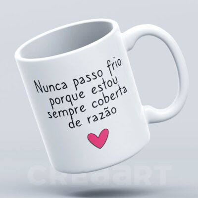 Caneca Coberta de Razão