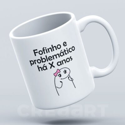 Caneca Fofinho e Problemático