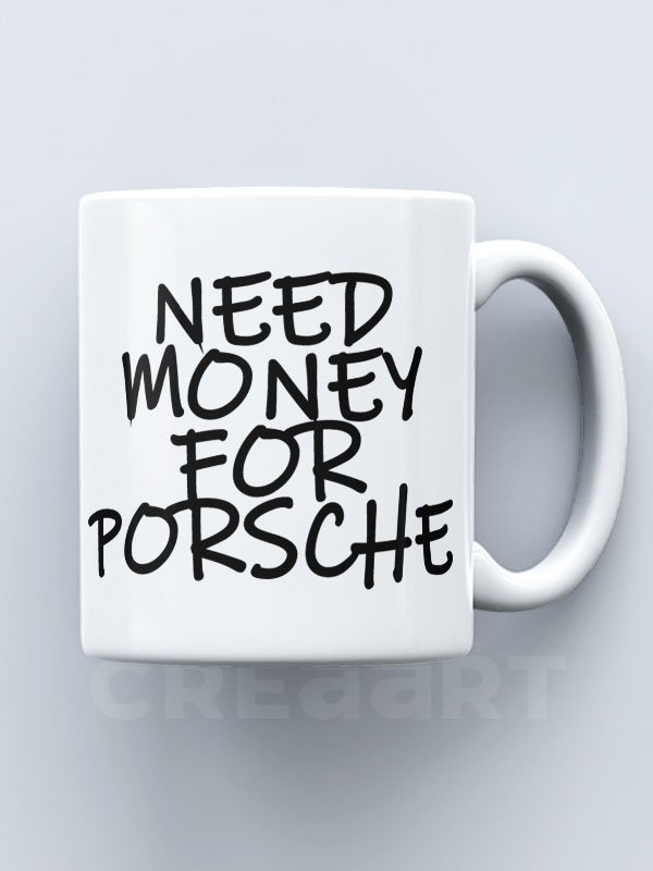 Caneca Need Money for Porsche - Image 2