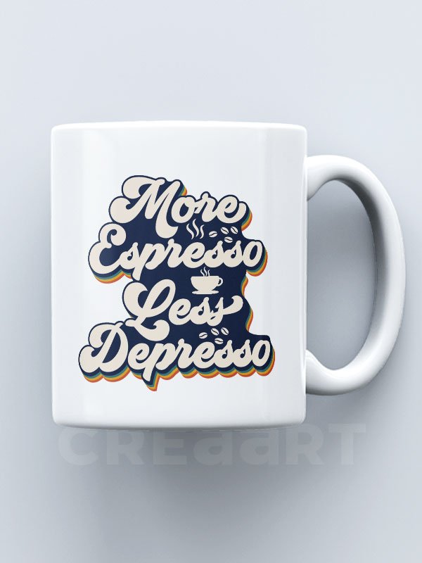 Caneca More Expresso, Less Depresso - Image 2