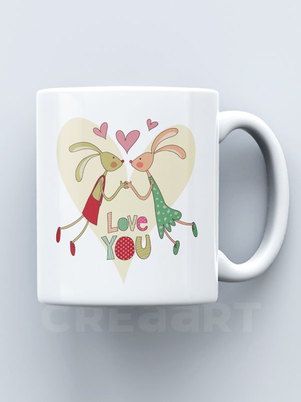 Caneca Bunny Love You - Image 2