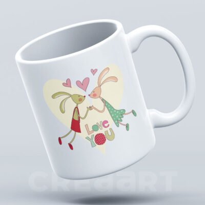 Caneca Bunny Love You