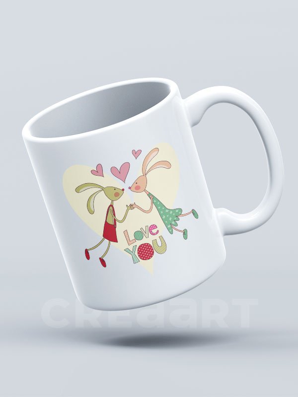 Caneca Bunny Love You