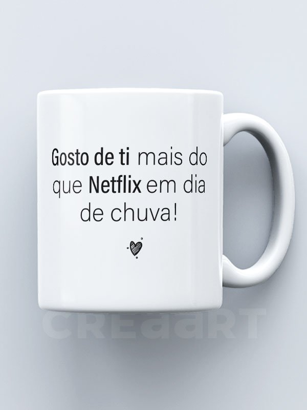 Caneca Gosto de ti mais do que Netflix - Image 2